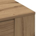 Stolik kawowy vidaXL z dębu artisan 102x55x45 cm z drewna inżynieryjnego