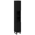 Szafka Łazienkowa vidaXL Czarny Dąb 30x30x190 cm Z Drewna Technicznego