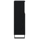 Szafka łazienkowa vidaXL Czarny Dąb 30x30x100 cm Materiał drewnopochodny