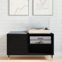 Szafka na płyty vidaXL Czarny Dąb 84,5x38x48 cm Materiał drewnopochodny