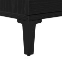 Szafka pod zlew vidaXL, Czarny Dąb, 65x33x60 cm, z materiału drewnopochodnego