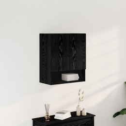 Szafka ścienna vidaXL Czarny Dąb 60x30x70 cm Materiał z drewna