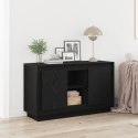  Stolik boczny Czarny Dąb 102x35x60 cm Drewno inżynieryjne