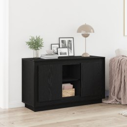  Stolik boczny Czarny Dąb 102x35x60 cm Drewno inżynieryjne