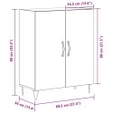  Szafka Black Oak 69,5x34x90 cm z drewna inżynieryjnego