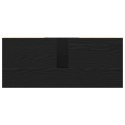  Szafka pod umywalkę Czarny Dąb 80x33x60 cm z drewna inżynieryjnego