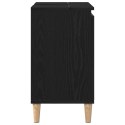  Szafka z umywalką Czarny Dąb 58x33x60 cm Drewno inżynieryjne
