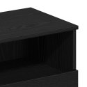 Vidaxl Stolik nocny Czarny Dąb 40x35x65 cm Wykonany z drewna inżynieryjnego