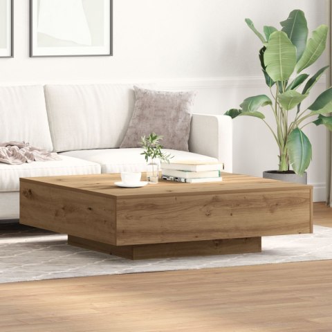 Stolik kawowy vidaXL Artisan Oak 100x100x31 cm z drewna inżynieryjnego