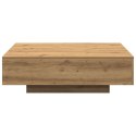 Stolik kawowy vidaXL Artisan Oak 100x100x31 cm z drewna inżynieryjnego