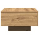 Stolik kawowy vidaXL Artisian Dąb 55x55x31 cm z drewna inżynieryjnego