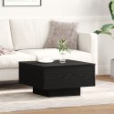 Stolik kawowy vidaXL Czarny Dąb 55x55x31 cm z materiałów drewnopochodnych