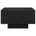 Stolik kawowy vidaXL Czarny Dąb 55x55x31 cm z materiałów drewnopochodnych