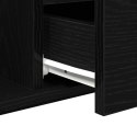 Stolik kawowy vidaXL Czarny Dąb 90x49x45 cm Z materiału drewnopochodnego