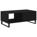 Stolik kawowy vidaXL Czarny Dąb 90x50x36,5 cm Materiał drewnopochodny