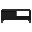 Stolik kawowy vidaXL Czarny Dąb 90x50x36,5 cm Materiał drewnopochodny