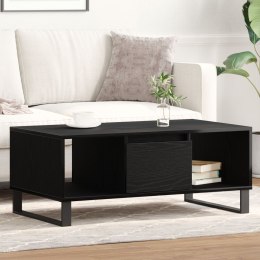 Stolik kawowy vidaXL Czarny Dąb 90x50x36,5 cm z materiału drzewnego