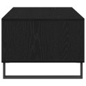 Stolik kawowy vidaXL Czarny Dąb 90x50x36,5 cm z materiału drzewnego