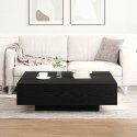 Stolik kawowy vidaXL w kolorze czarnego dębu, 100x100x31 cm, z drewna inżynieryjnego