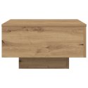 Stolik kawowy vidaXL z oświetleniem LED Dąb rzemieślniczy 55x55x31 cm