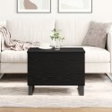 Stolik kawowy vidaXL z podnoszonym blatem Czarny Dąb 60x44,5x45 cm z materiału drewnopochodnego