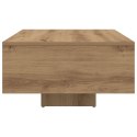 Stolik kawowy vidaXL z podświetleniem LED Artisan Oak 85x55x31 cm