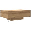 Stolik kawowy vidaXL z podświetleniem LED Artisan Oak 85x55x31 cm