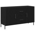  Komoda Czarny Dąb 100x36x60 cm Drewno inżynieryjne