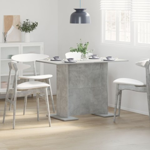 Stół jadalny vidaXL Betonowy Szary 110x60x75 cm z Drewna Inżynieryjnego