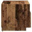 Szafka nocna vidaXL z LEDami Stare Drewno 40x39x37 cm