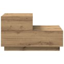 Szafka nocna vidaXL z oświetleniem LED Artisan Oak 100x36x49 cm