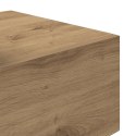 Szafka nocna vidaXL z oświetleniem LED Artisan Oak 100x36x49 cm