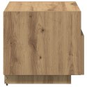 Szafka nocna vidaXL z oświetleniem LED Dąb rzemieślniczy 40x39x37 cm