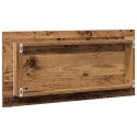 Szafka z lustrem do łazienki vidaXL z oświetleniem LED Stary Dąb 80x37 cm