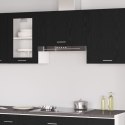 Wisząca szafka vidaXL w czarnym dębie - 60x31x60 cm, wykonana z materiału drewnopochodnego