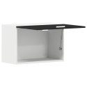 Wisząca szafka vidaXL w czarnym dębie - 60x31x60 cm, wykonana z materiału drewnopochodnego