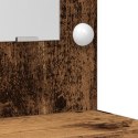 Stolik toaletowy vidaXL z oświetleniem LED Stare drewno 78,5x41x135 cm
