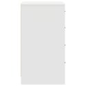  Kredens Biały 40x41x75 cm Z drewna inżynieryjnego