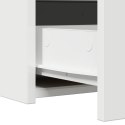 Ścienny toaletka vidaXL Biała 83x40x70 cm