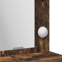 Toaletka vidaXL z lampką LED Dąb dymiony 50x41x135 cm