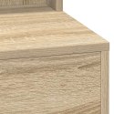 Toaletka vidaXL z lampkami LED Sonoma Dąb 100x41x135 cm
