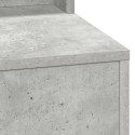 Toaletka vidaXL z lampkami LED Szary beton 100x41x135 cm