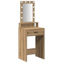 Toaletka vidaXL z oświetleniem LED Sosna Artisan 50x41x140 cm