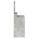 Toaletka vidaXL z oświetleniem LED w betonie szarym 79x41x135 cm