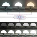  Stół do makijażu z LED-ami Biały