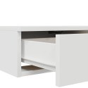  Stolik nocny Biały Drewno inżynieryjne 150 x 36,5 x 16,5 cm