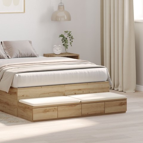  Szuflady do łóżka Artisan Oak 120x36,5x16,5 cm z materiału drewnopochodnego