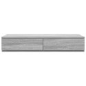  Szuflady do łóżka Szare Sonoma 90x36,5x16,5 cm z materiału drewnopochodnego