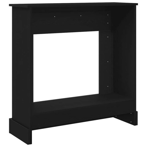 Obudowa kominka Czarny dąb 90x30x90 cm Drewno klejone Obudowa kominka Czarny dąb 90x30x90 cm Drewno klejone