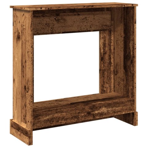 Obudowa kominka, stare drewno, 90x30x90 cm Obudowa kominka, stare drewno, 90x30x90 cm